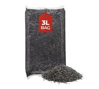 Beewarm Premium Wild Bird Food - Niger Seeds for Garden Birds - High Energy Bird Feed (3L Bag, Niger Seeds)