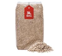 Beewarm Premium Wild Bird Food - Sunflower Hearts for Garden Birds - High Energy, No Mess Bird Feed (3L Bag, Sunflower Hearts)