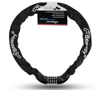 BEEWAY Bike Chain Lock, Heavy Duty 5-Digit Resettable Combination Lock Ideal for Bicycle, Motorbike, Scooter, Fence, Gate - 90cm, 9 Colors