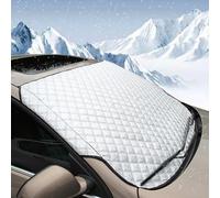 BEEWAY Car Windshield Cover, Heavy Duty Ultra Thick Protective Windscreen Cover - Snow Ice Frost Sun UV Dust Water Resistent - Pefect Fit for Cars SUVs All Years