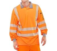 Beewsift Arc Flash Long Sleeve Polo Shirt GO/RT Standards