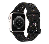 BEEXI Sport Strap Compatible with Apple Watch Straps Holes 41mm 40mm 42mm 38mm, Soft Silicone Sport Breathable Replacement Strap for iWatch Series 10 8 7 6 5 4 3 2 1 SE