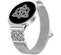 BEEXI Stainless Steel Magnetic Loop Compatible with Samsung Galaxy Watch 8 40mm 44mm/Watch 8 Classic 46mm(2025) Women Metal Mesh Celtic Knot Dressy Strap