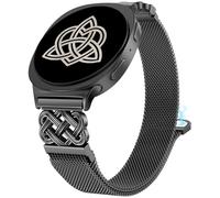 BEEXI Stainless Steel Magnetic Loop Compatible with Samsung Galaxy Watch 8 40mm 44mm/Watch 8 Classic 46mm(2025) Women Metal Mesh Celtic Knot Dressy Strap