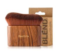 BeeYoYe Self Tanner Brush - Body Makeup Brush for Self Tanning Foam，Kabuki Tanning Brush for Self Tanner,Self Tanning Mitt Bronzer Brush for Tanning Mousse Leg Makeup