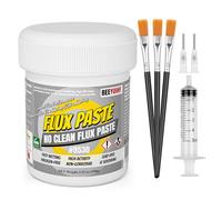 BEEYUIHF No-Clean Soldering Flux Paste, Electrical Flux for Soldering, SMD Solder Paste Flux for Electronics PCB/IC/BGA/SMD Repairing (5.15oz/146g) #9530