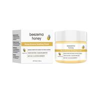 Beezema Soothing Honey Oat Cream for Dry Sensitive Skin, Fragrance Free Moisturizing Cream with Colloidal Oatmeal, Olive Oil, Glycerin & Allantoin, Fast Absorbing Daily Skin Care, 1.69 Oz(1pcs)