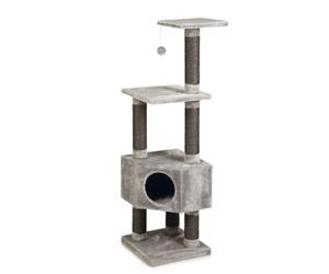 Beeztees 408977 Figado Cat Tree 40 x 40 x 135 cm Gray