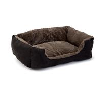 Beeztees Baboo Cat Rest Bed, 37 cm, Taupe/Black