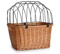 Beeztees Bicycle Basket Incl. Screen Cover Willow, New