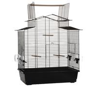 Beeztees Bird Cage Big Iza 3 Open Black 59X38X65 Cm For Birds