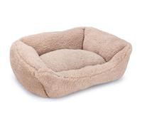 Beeztees Cat Bed Kadi Beige Plush 47X37X18 Cm Washable 30°