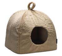 Beeztees Cat House Moza Plush Beige 40X40 Cm For Cats - Retreat