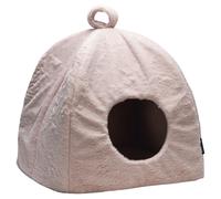 Beeztees Cat House Moza Plush Pink 40X40Cm For Cats Retreat