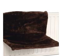 Beeztees Cat Radiator Hammock Sleepy Plush Brown 46X31X24 Cm