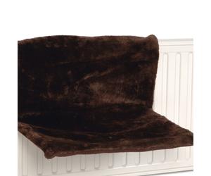 Beeztees Cat Radiator Hammock Sleepy Plush Brown 46X31X24 Cm