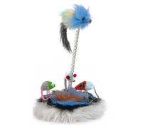 Beeztees Cat Toy Mouse Family 15X15X25 Cm Including Feather & Catnip