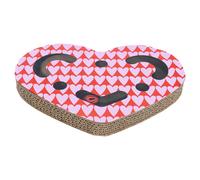 Beeztees Cat Toy Scratching Box Love Cardboard 40X30X5 Cm With Marble Track Ball