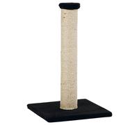Beeztees Scratch Post Gina with Footprint, 34 x 34 x 60 cm, Black