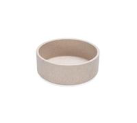 Beeztees DBL Dog Food Water Bowl, Bamboo, Beige, 12cm, 300ml