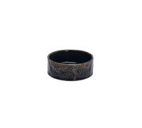 Beeztees DBL Dog Food Water Bowl, Ceramic, Black, 16cm, 800ml