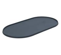 Beeztees DBL Food Water Container Service, Silicone, Non-Slip, Anthracite, 55 x 30 x 1.7 cm