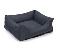Beeztees Dog Bed Sofixa Anthracite - Washable, Recycled Filling, Non-Slip