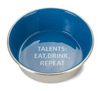 Beeztees Dog Bowl Talents Stainless Steel Blue - Food & Water Bowl