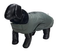 Beeztees Dog Coat Zhanti Green, Waterproof, Velvet, For Dogs, Comfortable