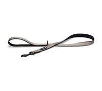 Beeztees Dog Leash Parinca Premium Nylon Light Gray, Neoprene Hand Loop, Soft