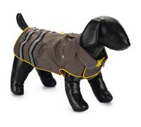 Beeztees Dog Raincoat Seja Gray, Waterproof, Reflective, Fleece