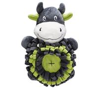 Beeztees Dog Toy Hide 'N' Seek Cow 32X21.5Cm Plush With Treat Hiding