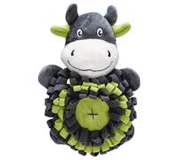 Beeztees Dog Toy Hide 'N' Seek Cow 32X21.5Cm Plush With Treat Hiding