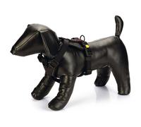 Beeztees Dog Y-Harness Parinca Premium Nylon Black, Adjustable, Safe