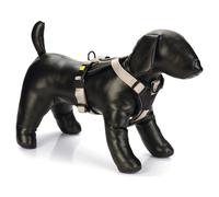 Beeztees Dog Y-Harness Parinca Premium Nylon Light Gray, Adjustable, Safe