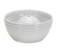 Beeztees Drinking Fountain Jaap For Cats 1.5 L Ceramic White Filter Pump 21X21X9