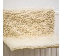 Beeztees Hammock Cream 46X31X24Cm Cat Radiator Plush Sheepskin