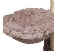 Beeztees Hanging Basket for Scratching Duco Taupe, Ø 35 CM, Cats Sleeping Area