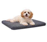 Beeztees Ito Orthopaedic Cage Cushion, Dark Grey, 62 x 44 x 4 cm