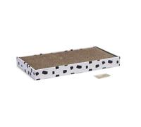 Beeztees Jixy Cardboard Scratching Board, 47 x 24 x 4.5 cm
