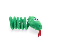 Beeztees Jungle Craza Cat Toy, Plush, Green/Yellow -