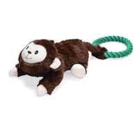Beeztees Jungle Mats Dog Toy, Plush, Brown, 44 x 15 x 12 cm