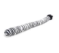 Beeztees Jungle Zebra Tail Dog Toy, Plush, Black/White, 50 x 6 x 5 cm
