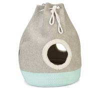 Beeztees Kitten Cat House Flo Gray 40X40X55Cm With Openings, Cuddle Cave