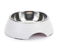 Beeztees Melamine Dog Bowl Rimpu White, Removable, Dishwasher Safe