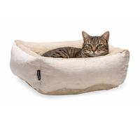 Beeztees Moza Cat Bed Plush Beige 48 x 37 x 15 cm
