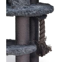 Beeztees Play Rope Black For Cat Tree Kaleo Gray - Cat Replacement Toy