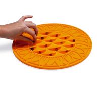 Beeztees Puppy Food Food Food Toy Circle Silicone Orange 30cm