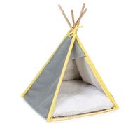 Beeztees Puppy Tipi Tent Aika Gray 55X55X85 Cm For Puppies Sleeping Place Tent