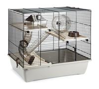 Beeztees Rodent Cage Rosay 3 Mocha With Impeller, 50x33x45 CM, for Hamster & Co